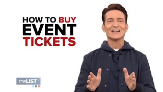 How to Buy Tickets for Live Events