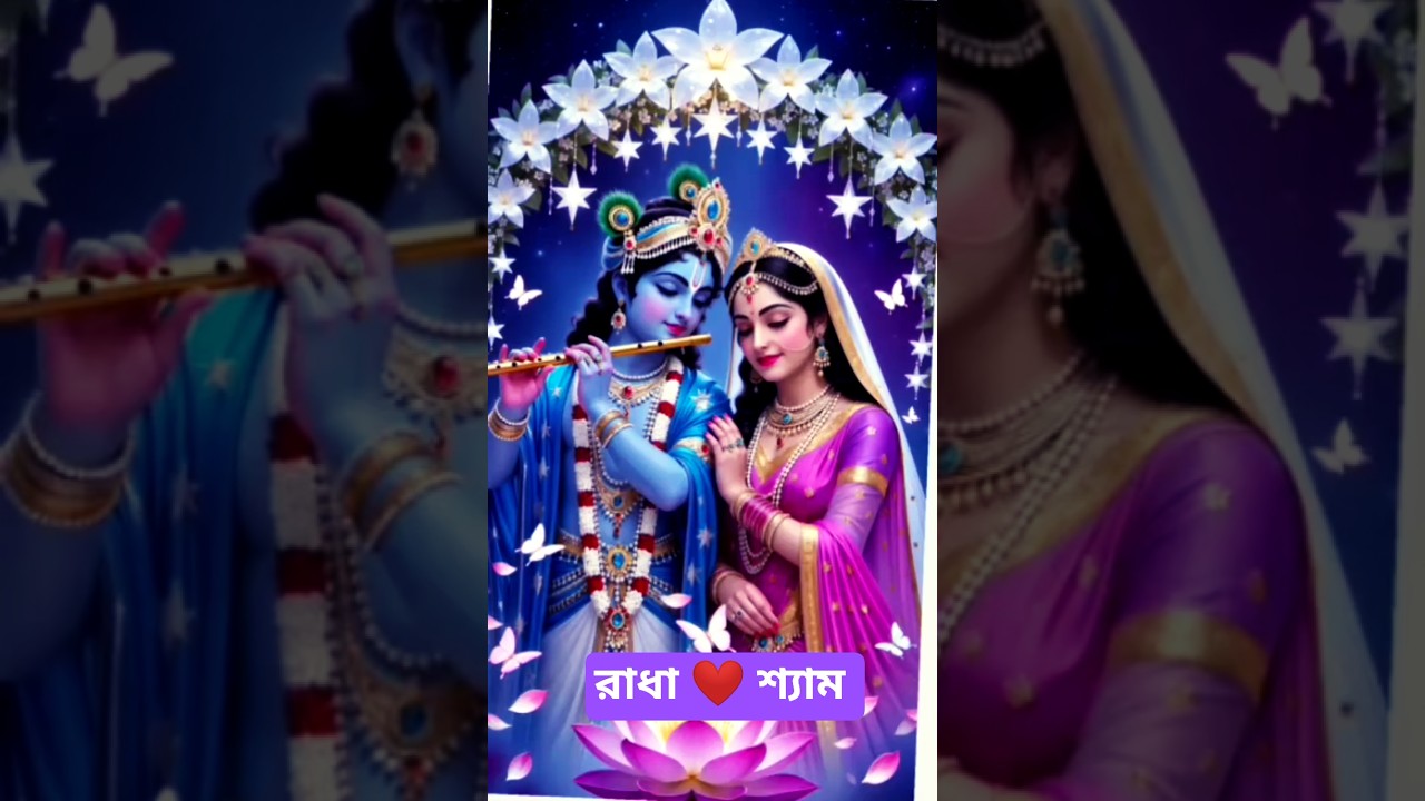 রাধা ❤️শ্যাম 🙏🙏🥀                           #krishna#love #radhakrishna #shorts #viralv