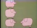 Classic Sesame Street Animation 6 Pigs