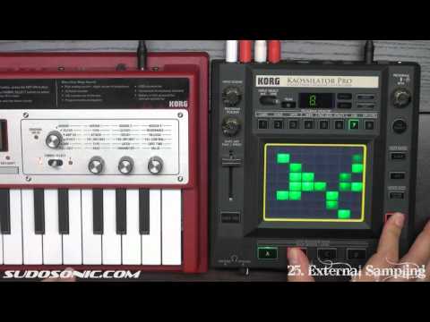 Korg Kaossilator Pro - 25 Recording External Sounds