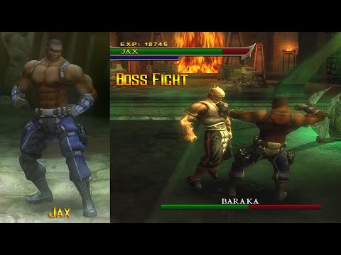Jax VS Baraka - Mortal Kombat Shaolin Monks | HARD 1080P Gameplay