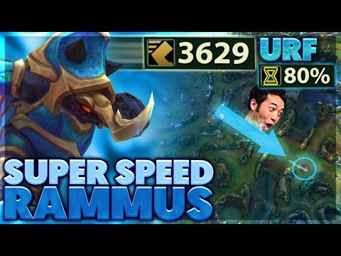 ACROSS THE MAP IN ONE SECOND | CRAZY PENTAKILL | FASTEST RAMMUS EVER - BunnyFuFuu
