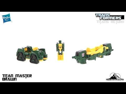 Transformers Titans Return Titan Master BRAWN Video Review
