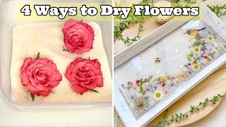 How to Dry Flowers for Resin Art: (4 Ways!)