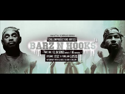 BARZ 'n HOOKS #4 Aftermovie w/ AG X EL DA SENSEI X PAWZ ONE
