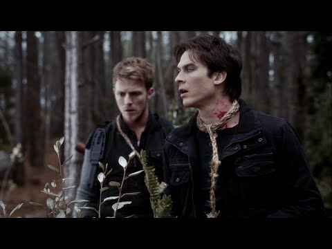 TVD 4x14 - The hunter wasn't the one who saved Elena and Jeremy, there's someone else there | HD
