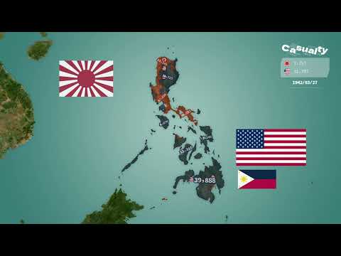 The Philippines Campaign (1941–1945) Using Google Maps | Japan vs United States