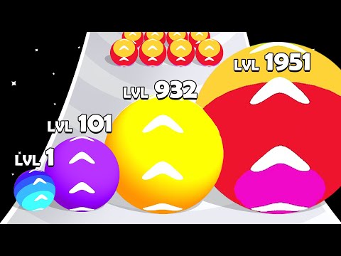 COLOR BALLS 3D: Level Up Balls Run - Number Games