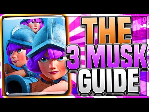 HOW TO MASTER 3 MUSKETS! Undefeated Kings Cup Pro Deck  – Clash Royale Video