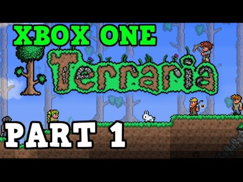 Terraria Xbox One Let's Play - Slime Heaven + Creating Our House [1]
