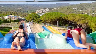 Funny Speed Slides At The Water World Waterpark Ll