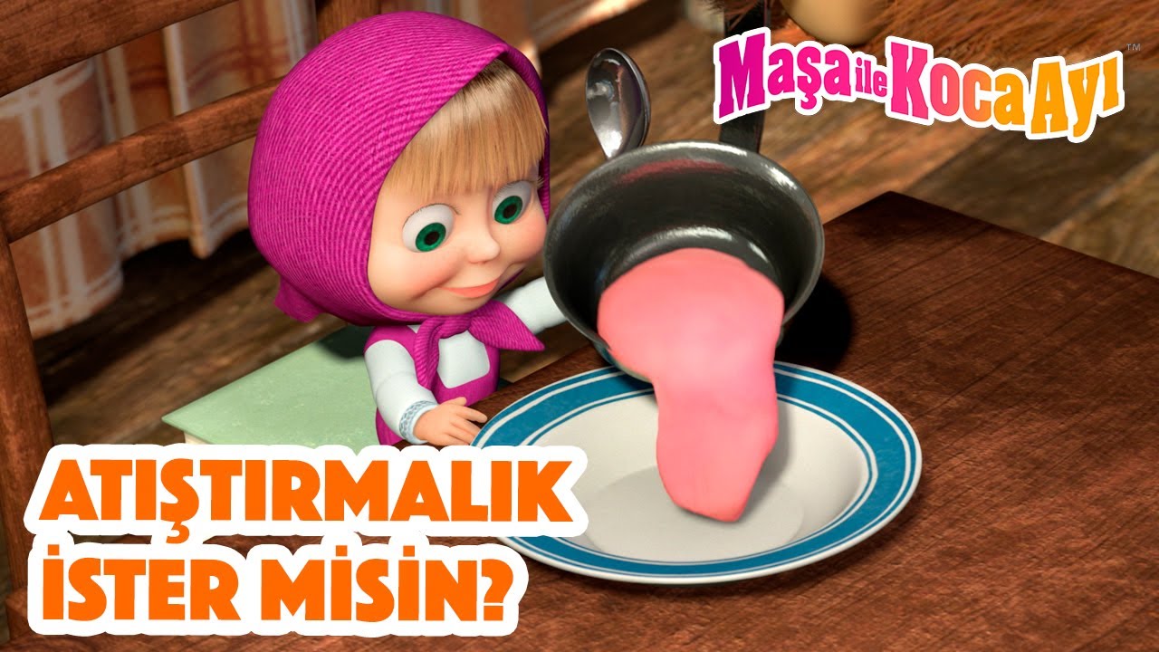 Maşa İle Koca Ayı  - 😋 Atıştırmalık ister misin? 🥪🍟 Masha and the Bear Turkey
