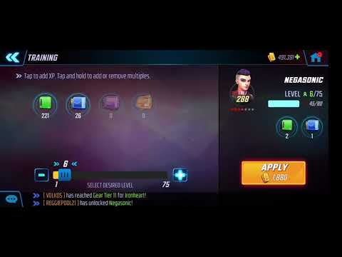 Unlocking negasonic in #MarvelStrikeForce