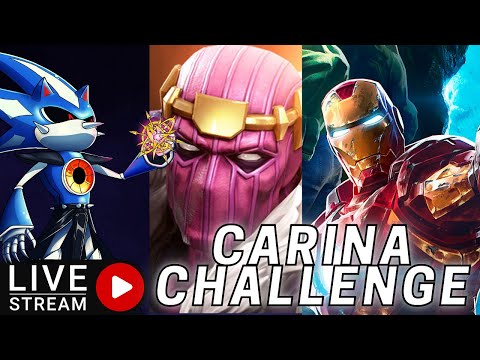 Final New Carina's Challenges! Avengers and Zemo Gauntlet Runs! | Marvel Contest of Champions