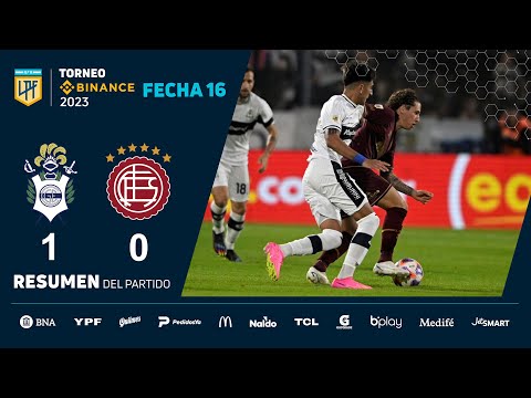 #TorneoBinance 2023 | Fecha 16 | resumen de Gimnasia - Lanús
