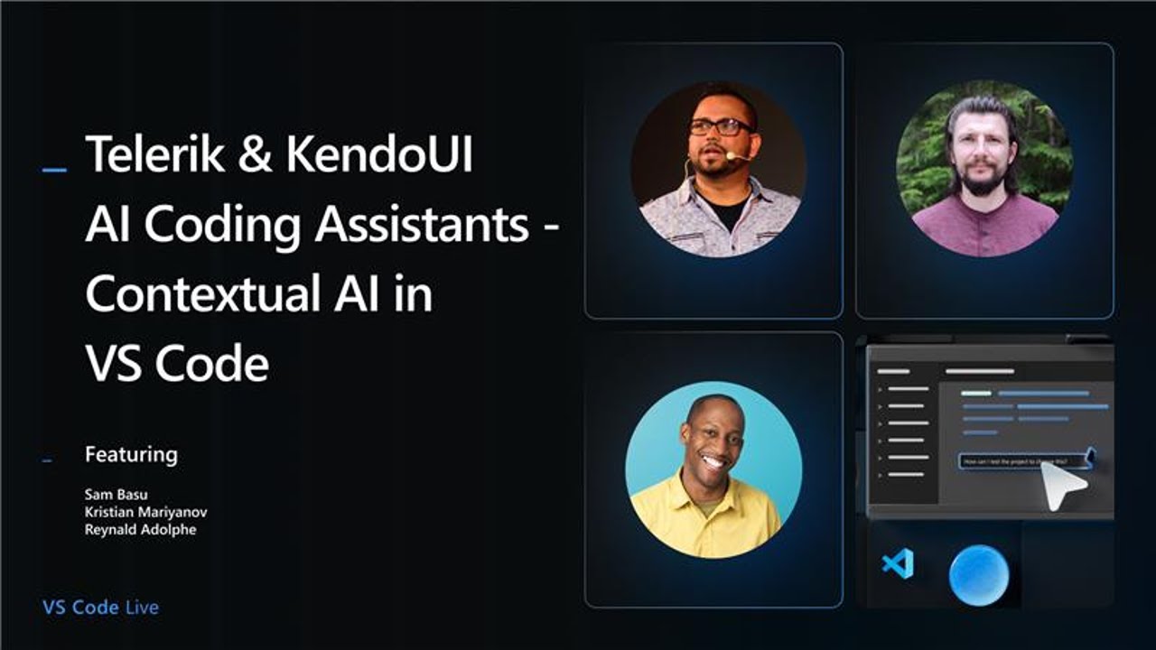 VS Code Live: Telerik & KendoUI AI Coding Assistants and Contextual AI ...