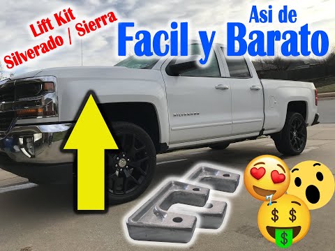 Aspecto increíble e imponente para Silverado / Sierra (Guía Instalación Lift Kit rápida y sencilla)