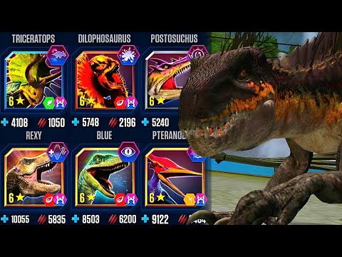 INDORAPTOR CODE 19 ALL HERO MAX 6 STARS PVP UNLOCK MICROPOSAURUS | JURASSIC WORLD THE GAME