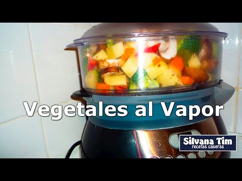 VERDURAS al VAPOR en la Vaporera eléctrica RECETA fácil