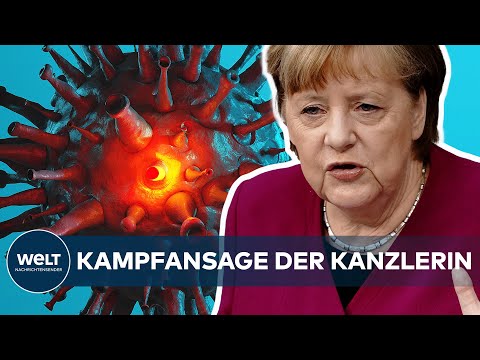 KANZLERIN ANGELA MERKEL: Corona-Pandemie? "Wir werden dieses Virus besiegen!" I WELT Dokument