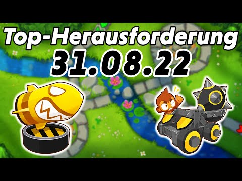 Top-Herausforderung 31.08.2022 - Flussabwärts [#BloonsTD6]