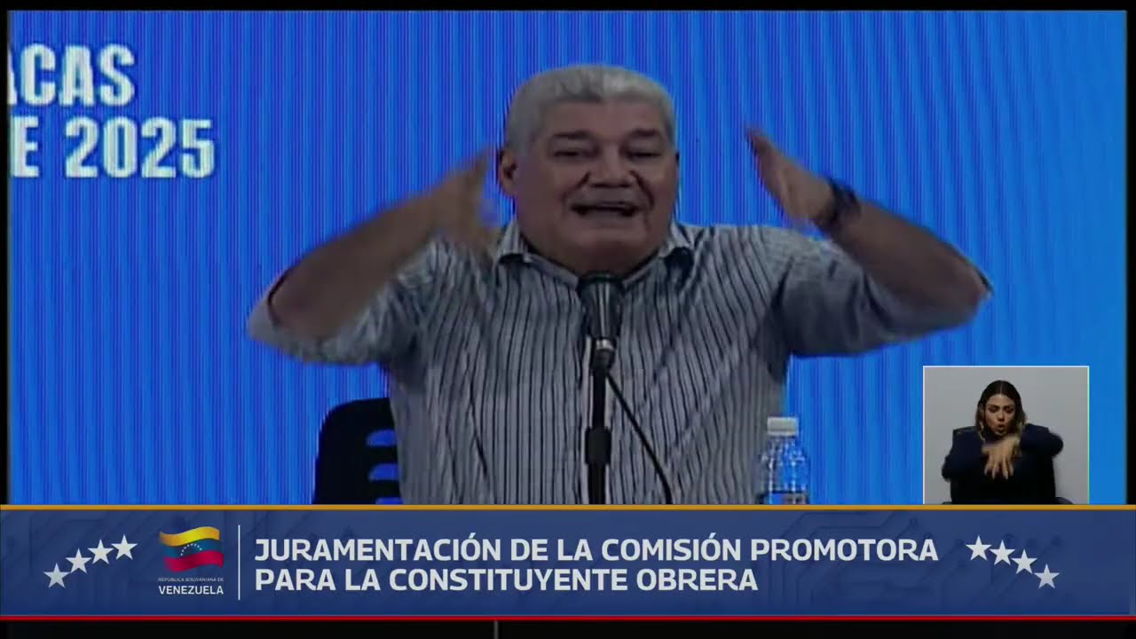 Maduro juramenta Comisión Constituyente de la Clase Obrera , 23 octubre 2025