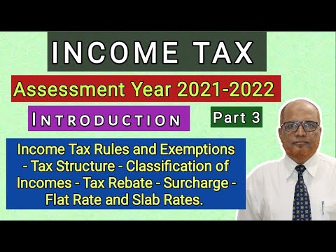 Income Tax I Income Tax Act 1961 I AY 2021 22 I Introduction I Part 1 I Khans Commerce Tutorial I