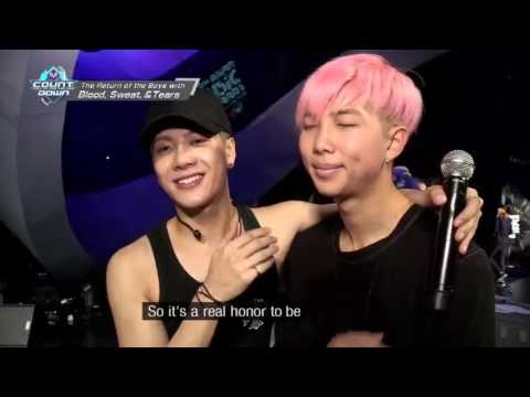 161027 [ENG SUB] M!Countdown Behind the scenes BTS Blood, Sweat & Tears