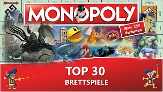 Monopoly - Unsere Top 30 Brettspiele von über 250 Spielen [Kurze Übersicht über andere Skins]