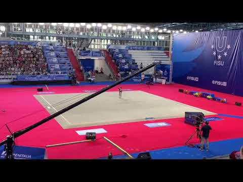 Universiade Napoli 2019 Rhythmic Gymnastics Apparatus Final Hoop ITA Alessia Russo