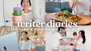 VLOG: Working from a Cafe, Finding My Flow, Writing a Book | ✍🏼 Writer Diaries