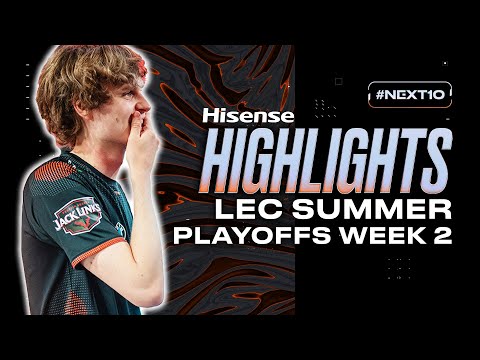 "You're going to WORLDS man!" | LEC Highlights Summer Playoffs Week 2 presented by Hisense