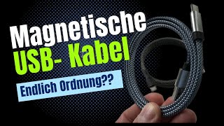 Magnetische USB Kabel? Endlich kein Kabelsalat mehr!