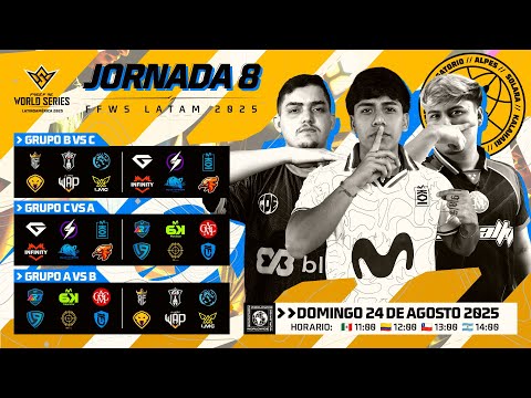 ¡Jornada 8 FFWS 2025! 🔥 | FFWS LATAM 🏆