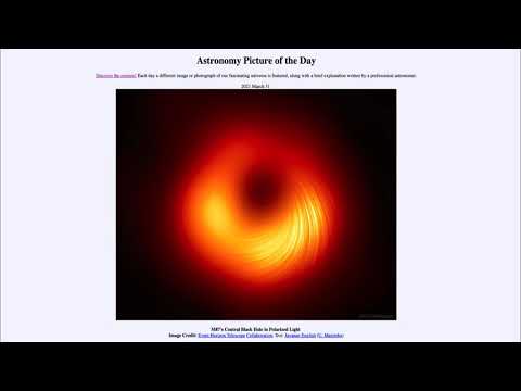 2021 March 31 - M87's Central Black Hole in Polarized Light