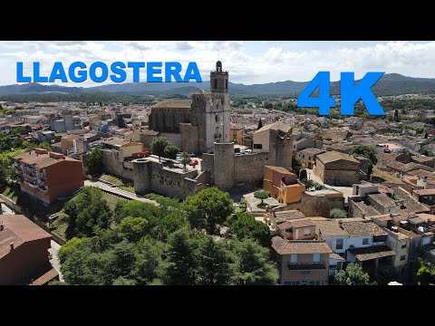 Vista Aérea de Llagostera - Girona | Cataluña, España / Paisajes 4K