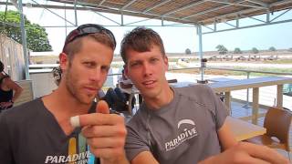 Nadav and Shanti Goodbye