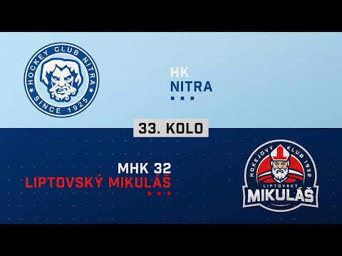 33.kolo HK Nitra - MHk 32 Liptovský Mikuláš HIGHLIGHTS