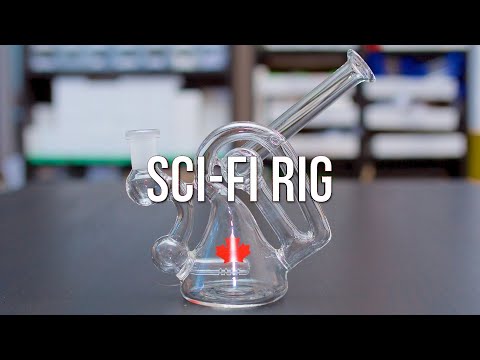 Sci-Fi Rig 14mm Water Piece - Product Demo | GWNVC's Vaporizer Reviews