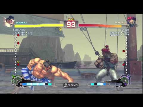 kasashi45 (E.Honda) vs.jun00h (Akuma) SSF4:AE 2012