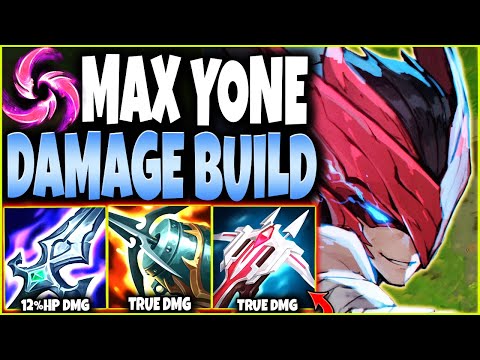 I created the MAX TRUE DAMAGE YONE BUILD to Kill ANY TARGET(S) WITH E 🔥 LoL Top Yone s12 Gameplay