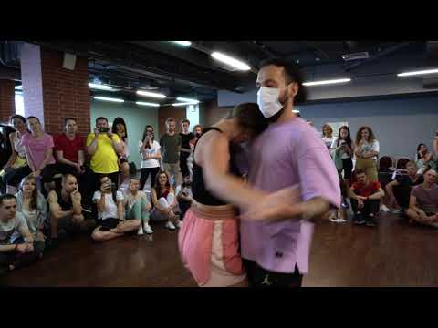 Carlos Oliveira and Anastasia - brazilian zouk demo at RZC 2021