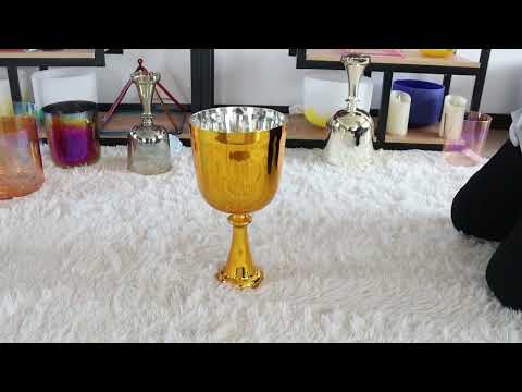 Golden Chalice Crystal Singing Bowl