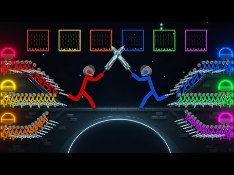 Stickman 3v3 Bridge Clash (Rematch) ~ Future Ages Battle Fight