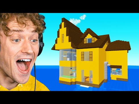 GIANT HOUSE TROLL On My Minecraft Island!