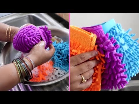 Kitchen towels cleaning/ cleaning tips