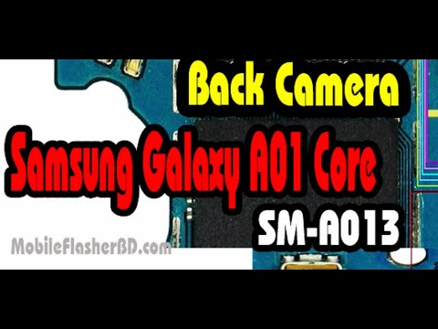 Samsung A01 SM-A013 Back Camera NOT Working Problem Fix Line Jumper Ways #GSM_Free_Equipment
