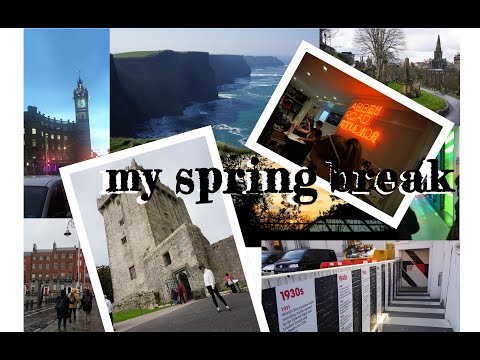 spring break vlog ✈️ my first time in the U.K.!!! (london, glasgow and dublin)