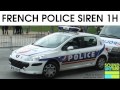 POLICE SIREN FRENCH Sound Effect 1 Hour Loop