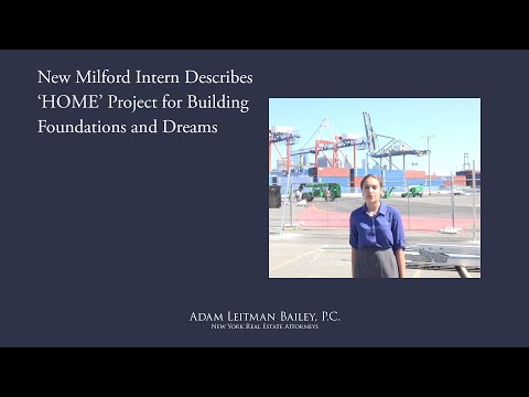 New Milford Intern Describes HOME Project for Building Foundations and Dreams testimonial video thumbnail